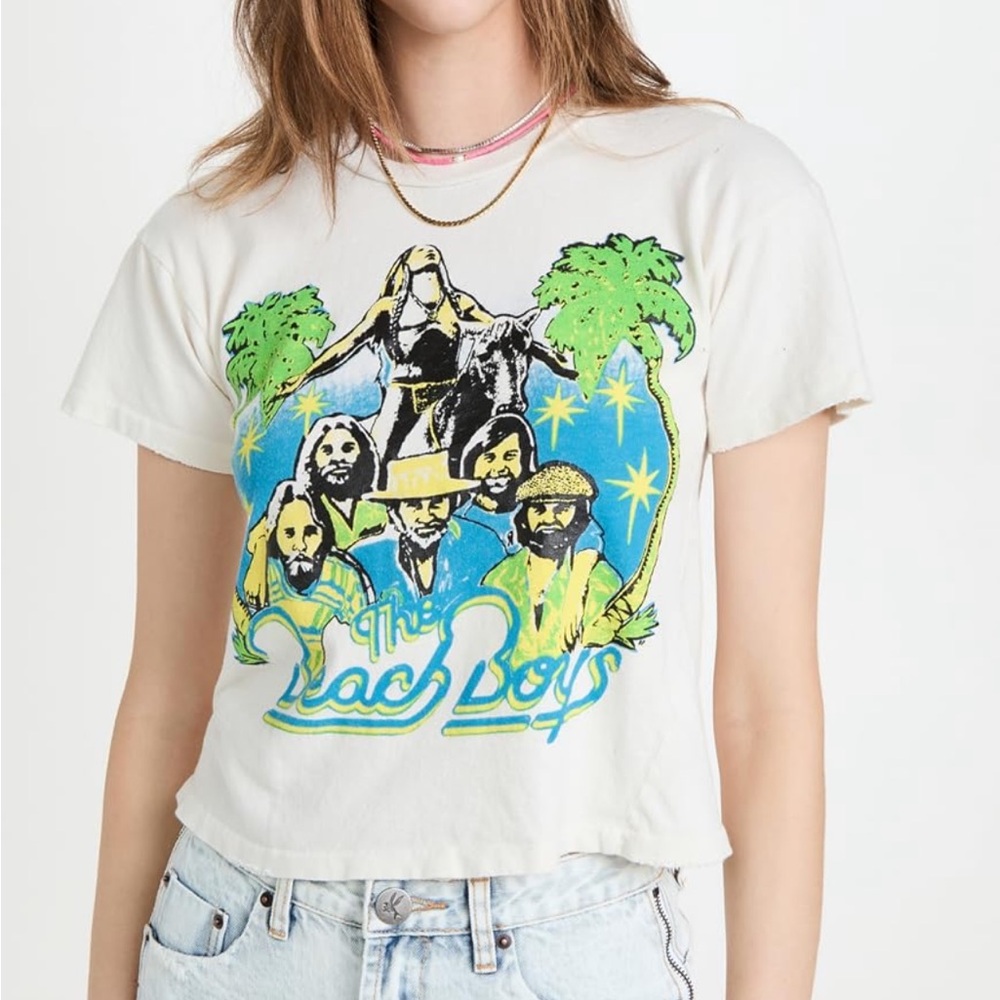 MADEWORN ROCK- beach boys tee. WORN ONCE!
